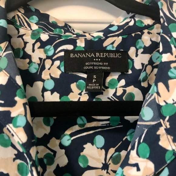 Banana Republic Floral Blouse - Picture 2 of 2